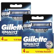 Gillette Mach3 Turbo 2x4 Adet Yedek Tıraş Bıçağı