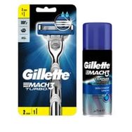 Gillette Mach3 Turbo Özel Askerlik Fırsat Paketi 75 ml Tıraş Makinesi Yedekli