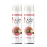 Gillette Satin Care Kuru Ciltler 2x200 ml Tıraş Jeli