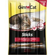 GimCat 20 gr 4 Parça 6 Adet Sticks Tavuklu Ciğerli Taurinli Kedi Ödül Çubuğu