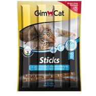 GimCat 20 gr 4 Parça Sticks Morina Balıklı ve Somonlu Kedi Ödül Çubuğu