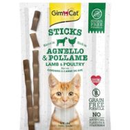 GimCat 20 gr Sticks Kuzulu ve Tavuklu Taurinli Tahılsız Ödül Çubuğu