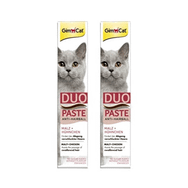 GimCat 2x50 gr Anti Hairball Duo Paste Tavuklu Malt Kedi Macunu