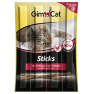 GimCat 4 Parça 20 gr Tahılsız Kümes Hayvanlı Kedi Ödül Çubukları
