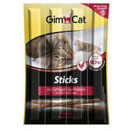 GimCat 4'lü 20 gr Sticks Kümes Hayvanlı Kedi Ödül Çubuğu