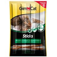 GimCat 4x20 gr Sticks Kuzu etli Tavuklu Tahılsız Ödül Çubukları