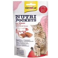 GimCat 60 gr Nutripockets Biftekli Malt Kedi Ödül Maması