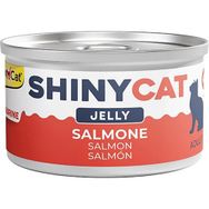 GimCat 70 gr Shinycat Sos İçinde Jelly Somonlu Kedi Konserve Maması