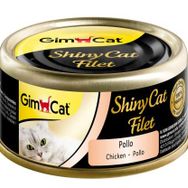 GimCat 70 gr Tavuklu Shinycat Fileto Konserve Kedi Maması Kıyılmış
