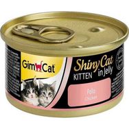 GimCat 70 gr Yavru Tavuklu Shinycat Konserve Kedi Maması