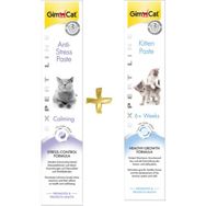 GimCat Anti-Stress Paste 50 gr + GimCat 50 gr Kitten Paste Malt
