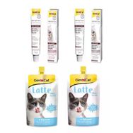 GimCat Malt Soft 2x20 gr +GimCat 2x200 ml Milk Latte Kedi Sütü