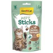GimCat Mini Sticks Hindili Peynirli 50 GR Ödül Çubukları