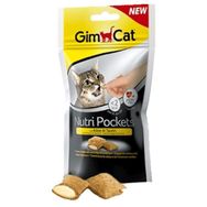 GimCat Nutri Pockets Peynir Taurin 60 gr Kedi Ödül Tableti