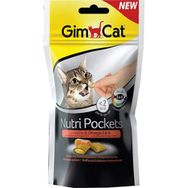 GimCat Nutri Pockets Somon Omega 60 gr Kedi Ödül Tableti