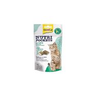 GimCat Nutripockets Kedi Otlu 60 gr Kedi Ödül Maması