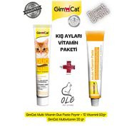 GimCat Peynirli Vitamin 50 gr + GimCat 20 gr Multivitamin