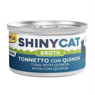 GimCat Shinycat Broth 70 gr Sos İçinde Ton Balıklı ve Kinoalı Kedi Konservesi