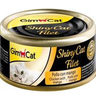 GimCat ShinyCat Fileto Tavuk Mango 6x70 gr Kedi Konserve