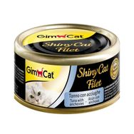 GimCat ShinyCat Fileto Tuna Ançuez 6x70 gr Kedi konserve