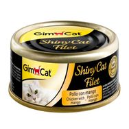GimCat ShinyCat Kıyılmış Fileto Tavuklu 70 gr Yetişkin Kedi Konservesi