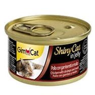 Gimcat ShinyCat Malt Özü Tuna Balıklı Karidesli 12x70 gr Kedi Konserve