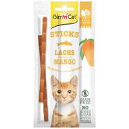 GimCat Sticks 3x5 gr Somonlu ve Mangolu Tahılsız Kedi Ödülü