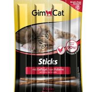 GimCat Stıcks Kümes Hayvanlı Tahılsız Çubuk 20 g Kedi Ödülü