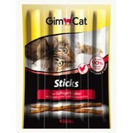 GimCat Sticks Tavuklu Ciğerli Çubuklari 20 gr Kedi Ödülü