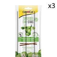 GimCat Super Food Duo Stick Sığır Elma 3x15 gr Köpek Ödül Çubuğu