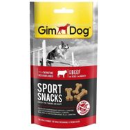 Gimdog 2x60 gr Sportsnacks Beef Sığır Etli Köpek Ödül Tableti