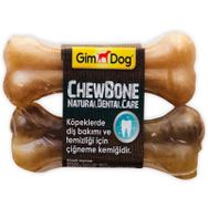 Gimdog Mordimi Ağız ve Diş Sağlığı için Naturel 2 Adet 70 gr Köpek Çiğneme Kemiği