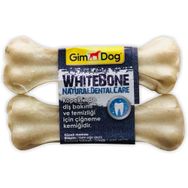 Gimdog Mordimi Press 2'li 11 cm 35 gr Köpek Kemirme Kemiği beyaz