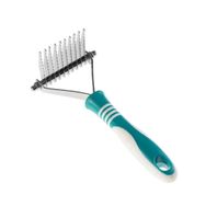 Gimdog Seyrek Dişli Kıtık Açıcı 7,5x18,2 cm Yeşil Tırmık Köpek Tarağı