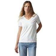 Giorgina Ferri GF-503 B Irina Premium ESS Logo V Yaka Tee Kadın T-Shirt