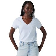 Giorgina Ferri GF-503 D Irina Premium ESS Logo V Yaka Tee Kadın T-Shirt
