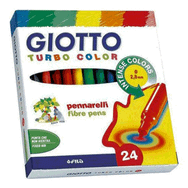 Giotto 24 Renk Turbo Color Keçeli Boya Kalemi