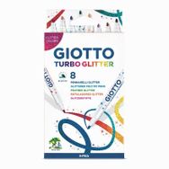 Giotto 425800 Turbo Glıtter 8 Renk Keçeli Kalem