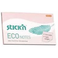 Gıpta 100 Yaprak 76 x 127 Stickn Eco Notes Pastel Pembe Not Kağıdı