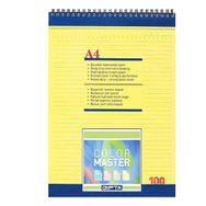 Gipta 1372 Color Master A4 Spiralli Karton Kapak 100 Yaprak Çizgili Bloknot