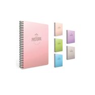 Gıpta 187786 17X24 Pastoral Spiralli Pp 96 Yaprak Kareli Defter
