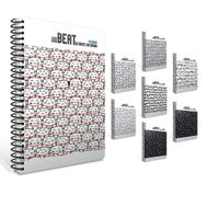 Gıpta 189690 Defter A4 Beat Spiralli Karton 80 Yaprak Çizgili Defter