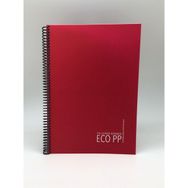 Gıpta 2035 Eco Spiralli Pp. Kapak A4 120 Yaprak Çizgili 1 Adet Kırmızı Defter