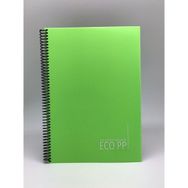 Gıpta 2035 Eco Spiralli Pp. Kapak A4 120 Yp. Çizgili Yeşil Defter