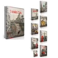 Gıpta 2426 Metropol A4 Polipropilen Kapak Kareli 80 Yaprak Spiralli Defter