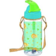 Gıpta 2562 500 cc Mavi Yeşil Plastik Pipetli Matara