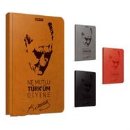 Gıpta 2599 Atatürk Spiralli Sert Kapak 13X21 120 Yaprak Çizgili Defter