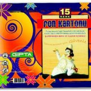Gıpta 25x35 15 Renk Fon Kartonu