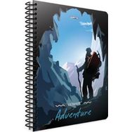 Gıpta 3847 Adventure Karton Kapak 17x24 cm 80 Yaprak Çizgili 4 Adet Spiralli Defter