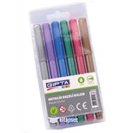 Gıpta 4-K404000 6'lı Metal Renk Boya Kalemi